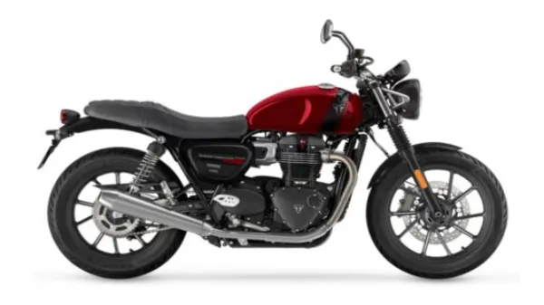 Triumph Speed Twin 900 Carnival Red and Phantom Black